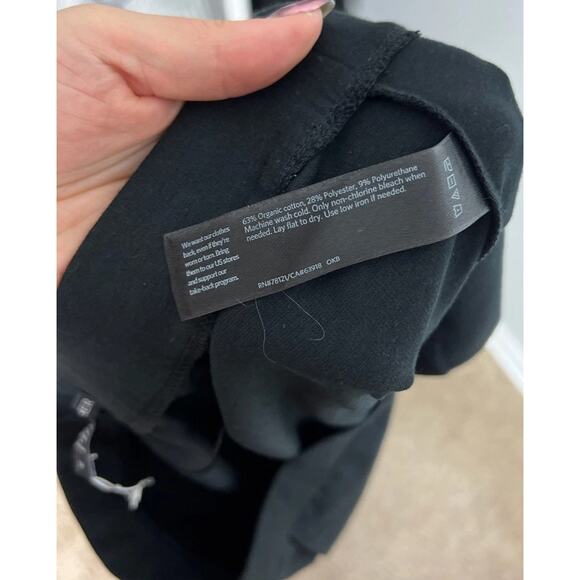 Eileen Fisher Cotton Ponte Wide-Leg PantEasy Fit Cropped Length Size Small Wm’s - Picture 6 of 7